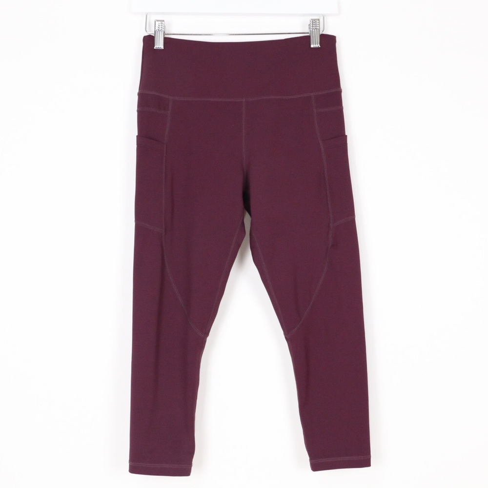 Zyia Wine Pocket Hi Rise Capris 6/8 REDUCED